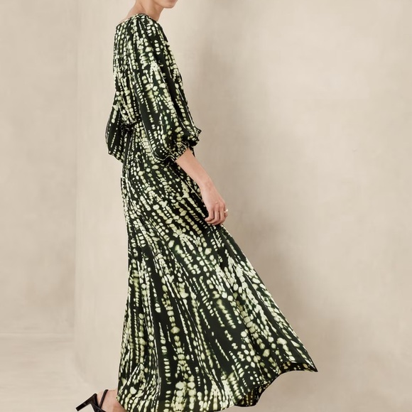 Banana Republic factory BLOUSON MAXI DRESS - Picture 1 of 7